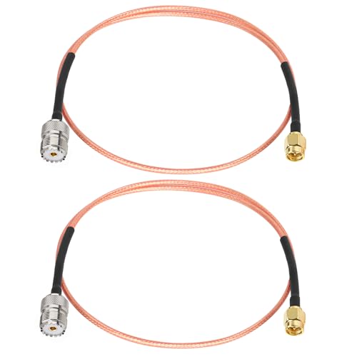 Cable SMA macho a SO239 coaxial para conectar antenas a receptores de radio