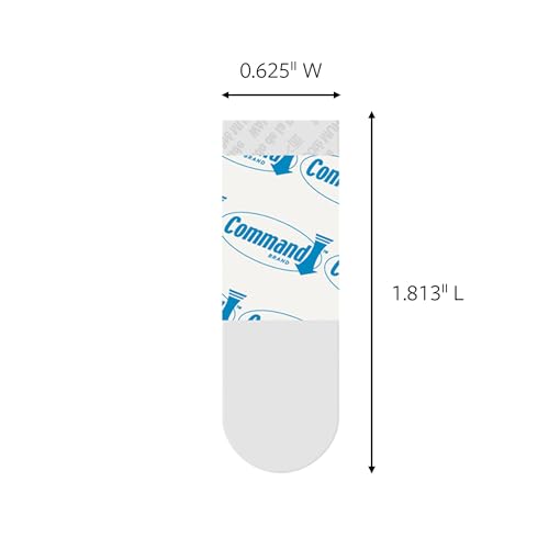 image for 3M Command Strips 17200CLR Clear Assorted Refill Strips 16 Count