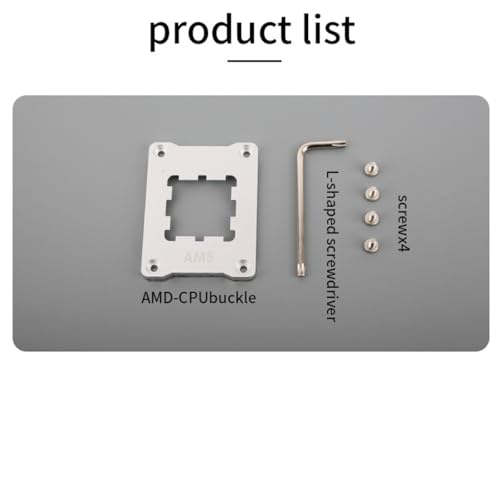 Soporte para CPU AM5 con marco de contacto protector contra flexión 7