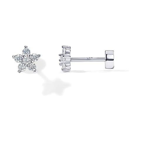 PAVOI 14K Gold Plated Stud Earrings with Cubic Zirconia Cover