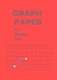 Graph Paper Book 5mm: For Engineers, Architects, Students & Artists - Red, 108 Pages A4 (8.27 x 11.69 inches)