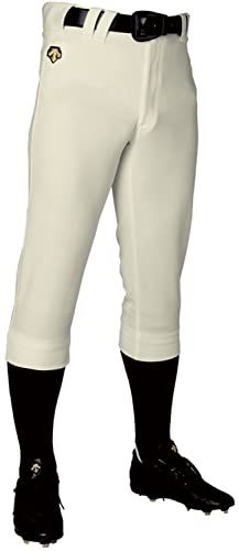 Descente Baseball Uniform Pants, Regular Pants, S Ivory, W82 / L80