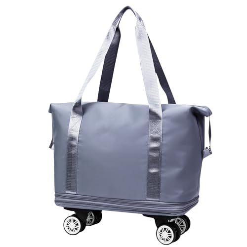 Travel Bag, Expandable Luggage with Wheels, Lightweight and Large Capacity Design, 13.78x17.72x0.79 Inches, Perfect for Weekend Trips, Business Travel, and Family Vacations