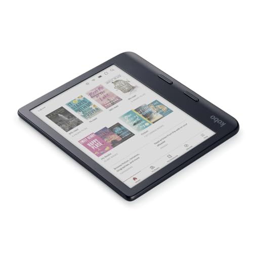 Kobo Libra Colour | eReader | 7” Glare-Free Colour E Ink Kaleido™ 3 Display | Dark Mode Option | Audiobooks | Waterproof | 32GB of Storage | Black
