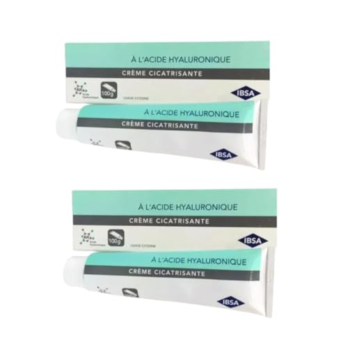 IAIUSET Hyaluronic Acid Cream 100% Pure Undiluted 100 g (3.5 oz) - 2 Pack