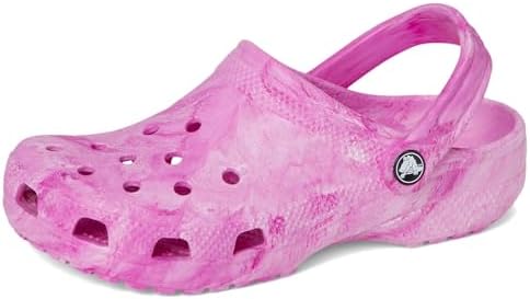 Crocs Kids Unisex Classic Marbled Tie-Dye Clogs (Little Kid/Big Kid) Pink Swirl 1 Little Kid Medium — view 6