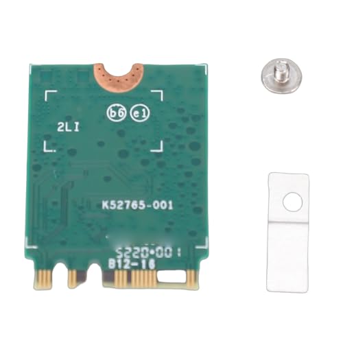 WiFi 6E Card, AX210NGW M.2 Network Card para PC con banda triple 5.3, 2.4G 5G 6G de alta velocidad MU MIMO, compatible con laptops miniatura 6