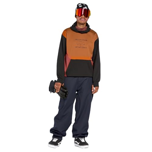 Volcom Men's Hydro Fleece Riding Hoodie – Water-Repellent Sweatshirt with Storm Hood & Thumbholes4