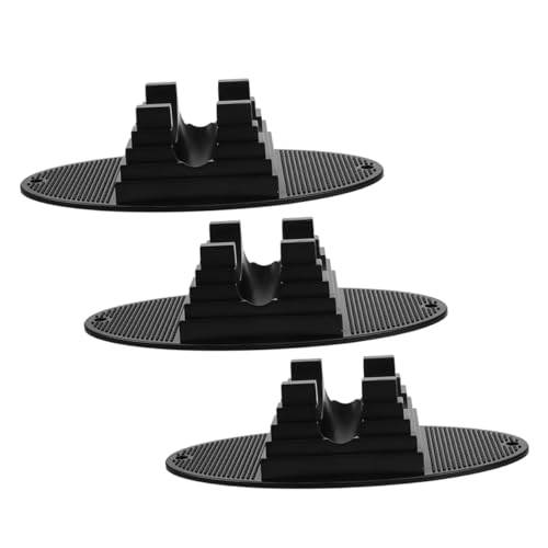 HOODANCOS 3個 ユニバーサルスクーター駐車スタンド 滑り止め仕様 用自転車対応 耐久素材 使用簡単 安定保持 ガレージ用ホルダー