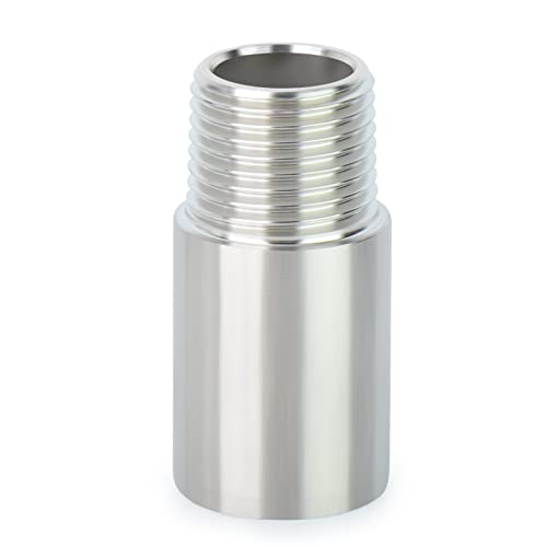 Taisher FC-487 2Pcs Stainless Steel Pipe Fittings, 1/2 Inch Npt Male X 1/2 Inch Npt Female Threaded thumb #6