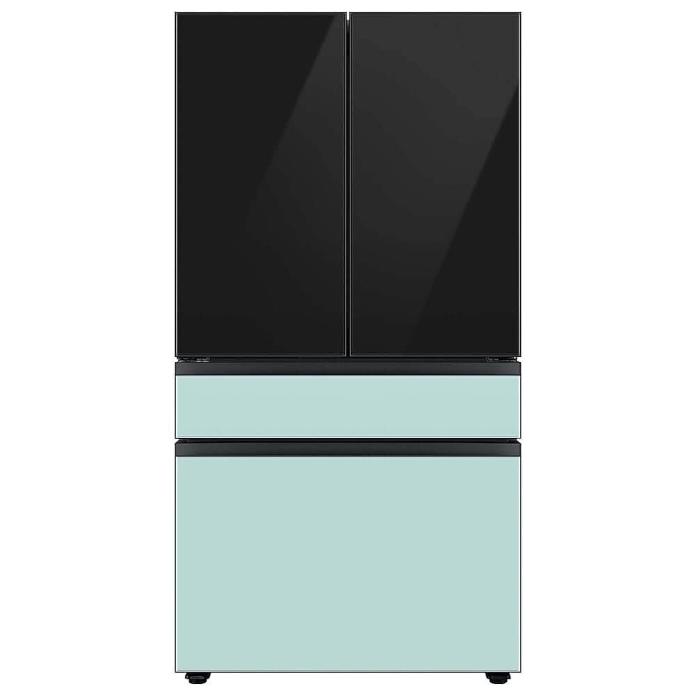 SAMSUNG RAF36DMMCM Bespoke 4-Door French Door Refrigerator Panel in Morning Blue Glass - Middle Panel on Fridge.com