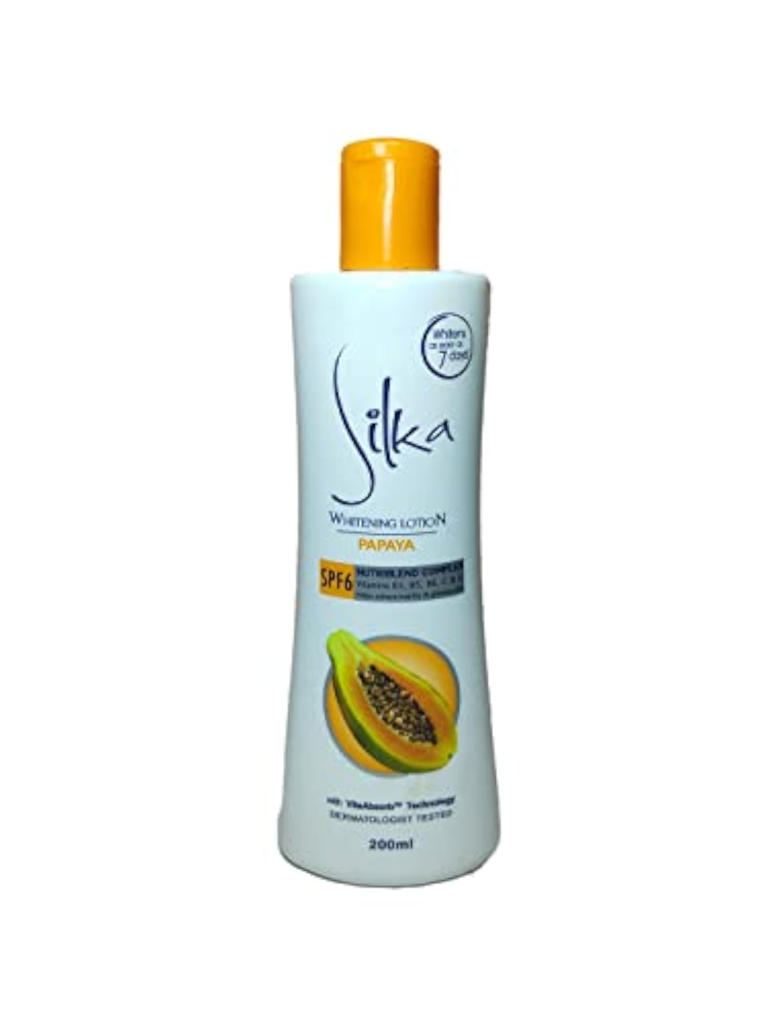 Silka Skin Whitening Lotion, Brightening Formula