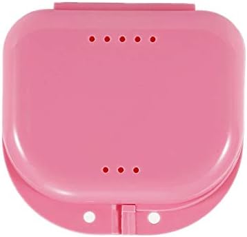 SOLDOUT Denture Bath Box Case Dental False Teeth Appliance Container Storage Boxes Denture Teeth Whitening Oral Care (Pink)