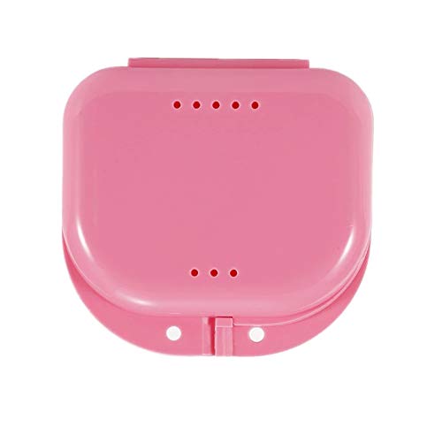 SOLDOUTDenture Bath Box Case Dental False Teeth Appliance Container Storage Boxes Denture Teeth Whitening Oral Care (Pink)