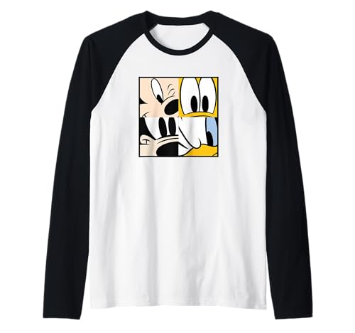 T-shirt Raglan Donald et Mickey pour vos journées détente en famille