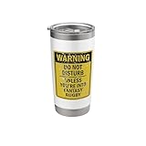 Funny Fantasy Rugby Joke Meme For Men Women Stainless Steel Insulated Tumbler
