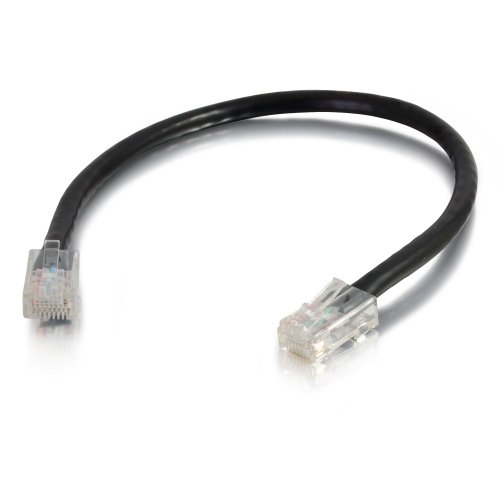 C2G 26374 Cat5E Cable - Non-Booted Unshielded Ethernet Network Patch Cable, Black (1 Foot, 0.30 Meters) #TOP5