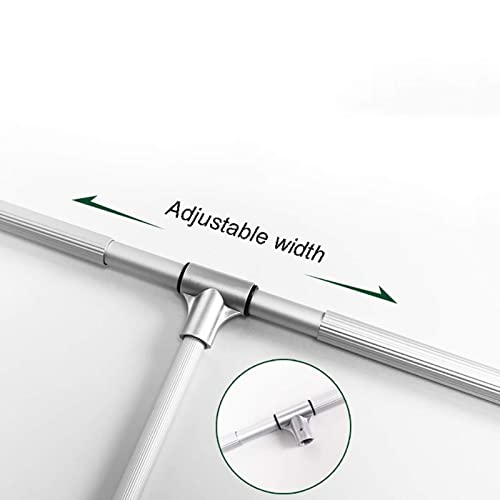 Tringle à vêtements réglable en aluminium durable pour dressing