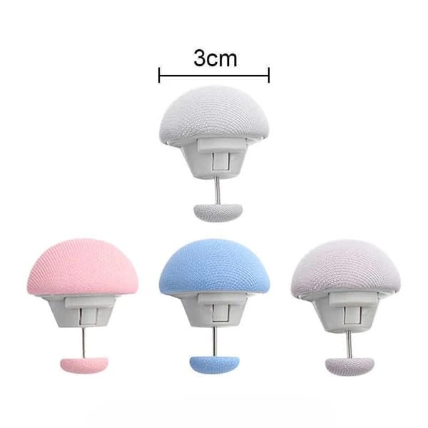 JDS SALES Mushroom Shaped Quilt Clips - to Keep Bed Covers, Duvets, and Blankets in Place. Easy to Use and Secure on Sheets, Quilts, and Covers for a Tidy Bed. Perfect for Travel or Sofas!(Pack of 8) 4