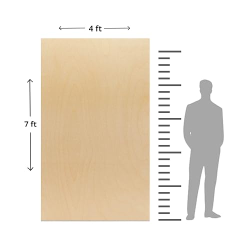 Image of Plyneer Packing Ply Plywood - Heavy-Duty Plywood for Packaging, Shipping & Industrial Use (6mm)-7ft x 4ft