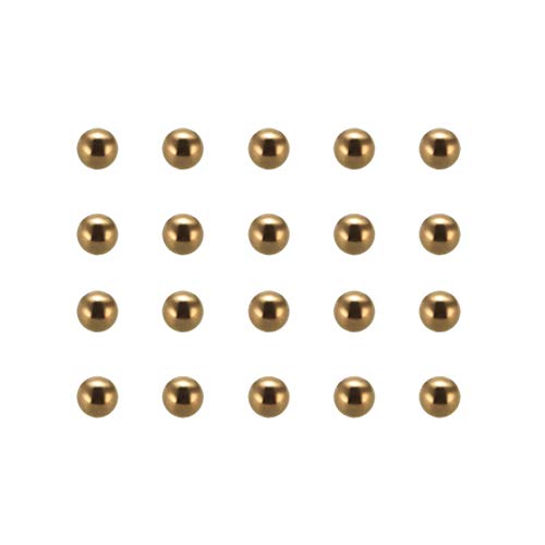 Bolas de rodamiento de latón de 6 mm uxcell para juntas giratorias y aspersores