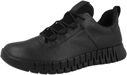 ECCO Men's Gruuv Gore-TEX Waterproof Sneaker, Black, 9-9.5 | Image 3