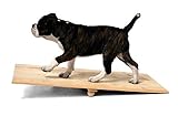 SunnyDogs Holz-Wippe für Welpen - 90 cm lang, ca. 90 x 40 x 10 cm, Hundespielzeug