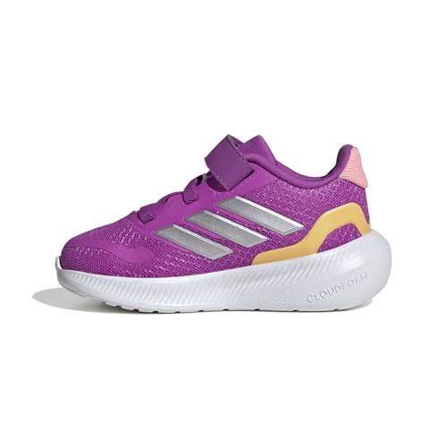 Image of adidas Baby Marvel Run Falcon 5 Elastic Lace & Strap Shoe