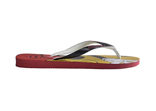 Chinelo Disney Stylish, Havaianas, Adulto Unissex, Vermelho Apache, 37/38