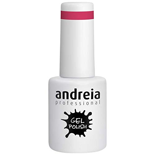 Andreia Esmalte de Uñas de Gel Semipermanente - Color 210 Rosa - Sombras de Roja - 10,5 ml