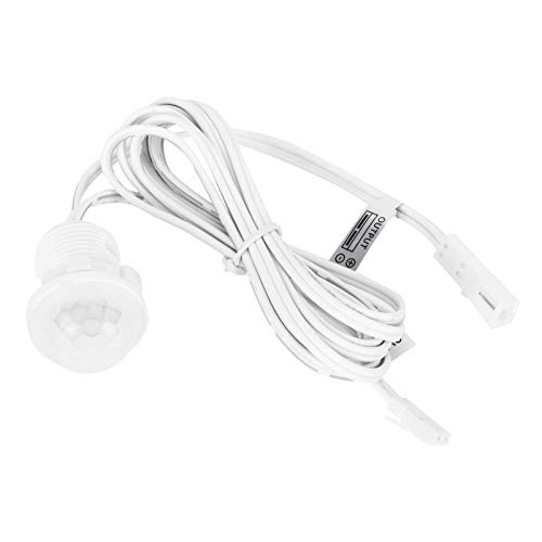 BWLZSP Interruptor de Control de luz de detección de Cuerpo Humano infrarrojo de 6V 12V 24V para Armario de Armario, Interruptor Detector de Movimiento infrarrojo Interruptor de inducción