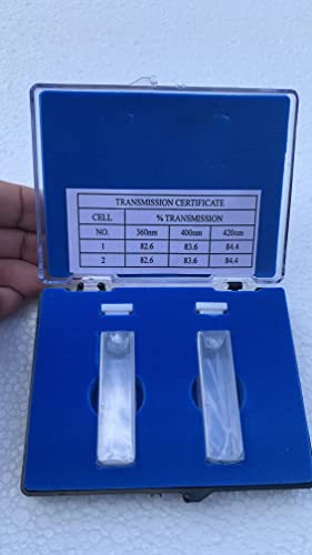 Image of WKM Glass Cuvette Spectrometer Cell Cuvette Laboratory Glassware 10 mm - 1 Box (2 Psc)