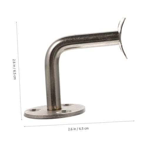 Soportes de pasamanos de acero inoxidable LALAFINA para escaleras en villas y baños pack de 4 6