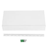Con un sistema de montaje invisible, este estante de pared es fácil de instalar y sirve como el lugar perfecto para almacenar artículos como premios, libros, coleccionables, adornos, etc.