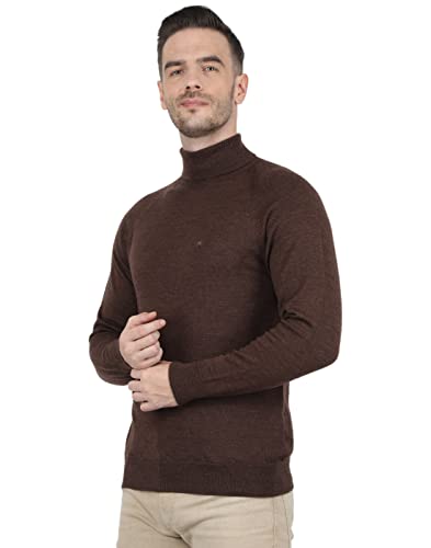 Image of Monte Carlo Men Wool High Neck Pullover Sweater