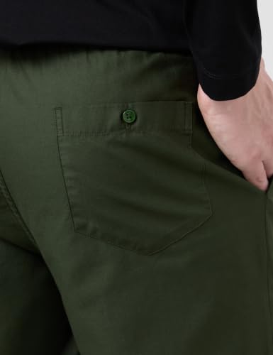 Image of Symbol Premium Men's 100% Cotton Super Soft Solid Pyjamas | Elasticated Waistband | Dual Side Pockets | Available in Plus Sizes