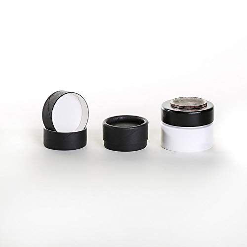0.15 OZ / 4.5 mL Black Kraft Paperboard Lip Balm/Salve/Cosmetic/Lotion Jars (500)