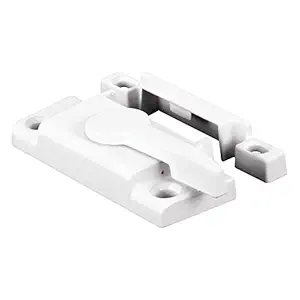 Prime-Line Products F 2554 Window Sash Lock with Cam Action and Alignment Lugs, White Diecast