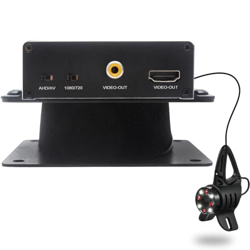 Image of MOOCOR 2023 Underwater Fishing Camera with AV & HDMI Port, HD 1080P, Connect with Your Own TV /Sonar, Ice Fishing Camera Underwater System, IR /LED White Lighting Mode (20m /66ft)