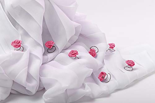 10 x Rose con spirale - Accessori per capelli da