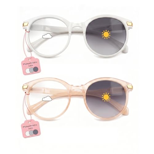 Image of Round Kids Blue Light Glasses, Ages 2-6