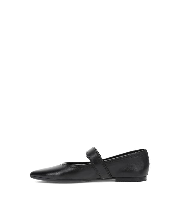 Frye Heather Buckle Mary Jane Flats for Women - Elegant Leather Footwear with Adjustable Strap and Comfortable Fit, Black - Baby Calf - 7 M by Frye - Image 4