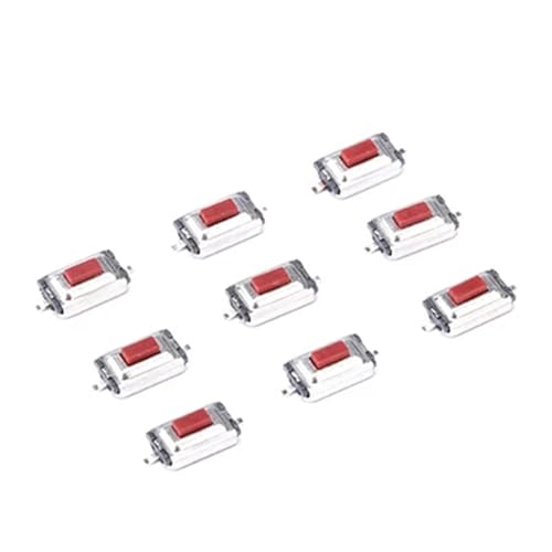 Interrupteur tactile SMD 3x6x2.5mm rouge pour réparation électronique de micro-boutons - 50 pcs