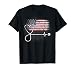 Nurse Nursing American Flag Patriotic 4th of July T-Shirt
