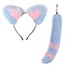 Ears Headband And Tail Pendant For Cosplay Lover Stylish Bag And Backpack Decoration Fashionable Accessories Car Charm