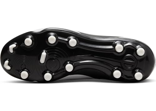 Nike Jr. Tiempo Legend 10 Academy Little/Big Kids' Multi-Ground Low-Top Soccer Cleats (DV4348-100, White/Bright Crimson/Black) Size 52