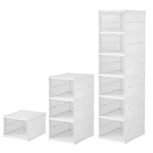 Boîte de rangement en plastique rigide pliable et durable en C - 8