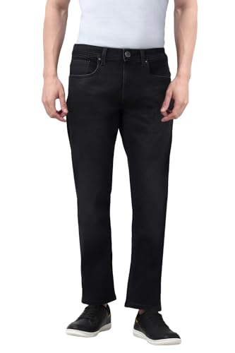 Image of Peter England Men's Regular Fit Denim Jeans for Daily Casual Wear