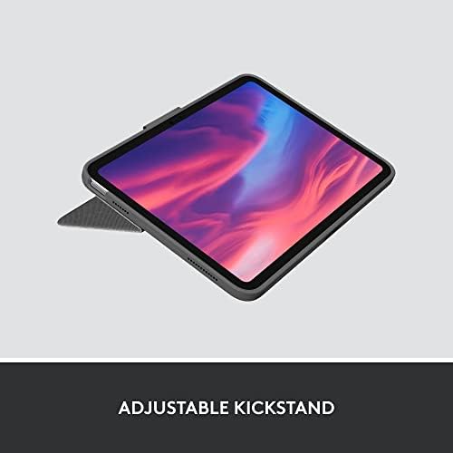 Logitech Combo Touch, Detachable iPad Keyboard Case (10th gen and A16) with Large Precision Trackpad, Full-Size Backlit Keyboard, and Smart Connector Technology