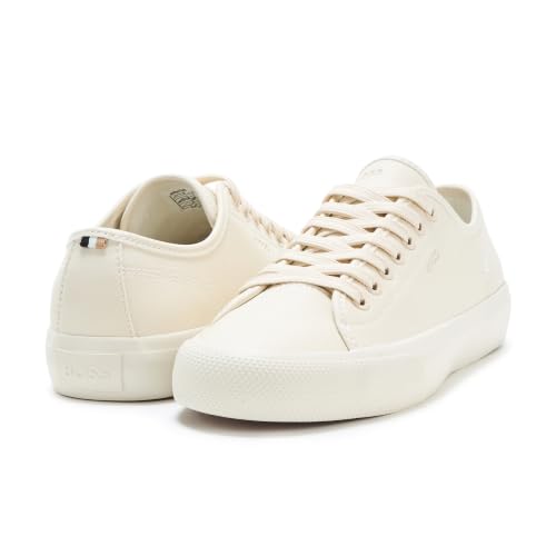 Image of BOSS Men's Aiden Logo Block Leather Low Top Sneakers